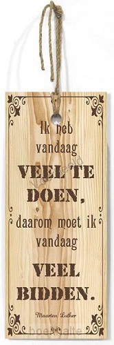 Ik heb vandaag veel te doen