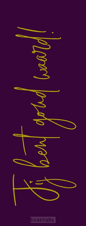 Boekenlegger Jij bent goud waard