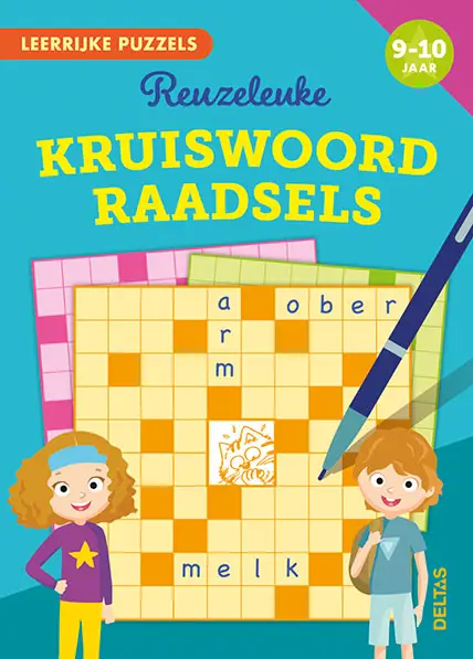 Reuzeleuke kruiswoordraadsels / 9-10 jaar