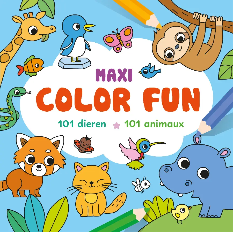Maxi Color Fun - 101 dieren / Maxi Color Fun - 101 animaux