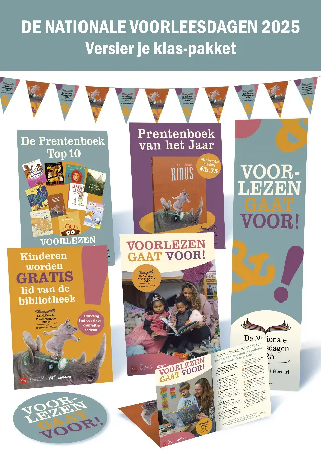 Versier je klas-pakket De Nationale Voorleesdagen 2025