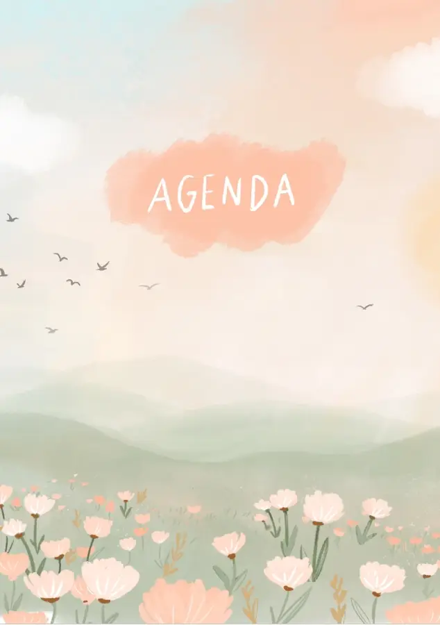 Agenda Made by Alett