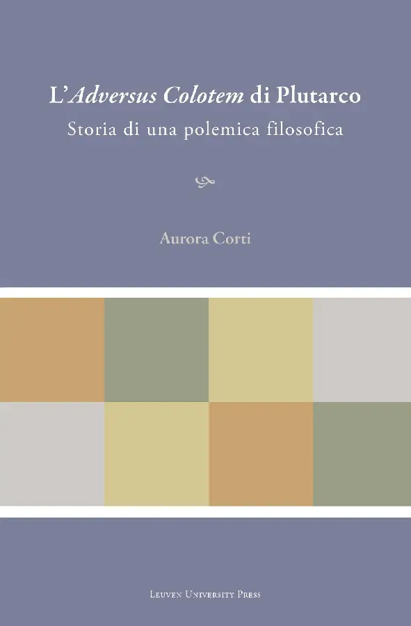 L'Adversus colotem di Plutarco