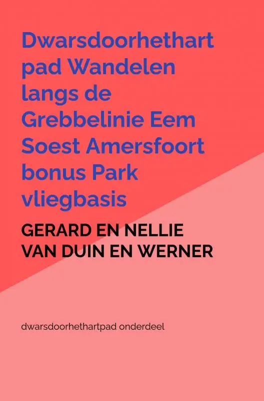 Wandelboek met foto's klompenpad derde erf