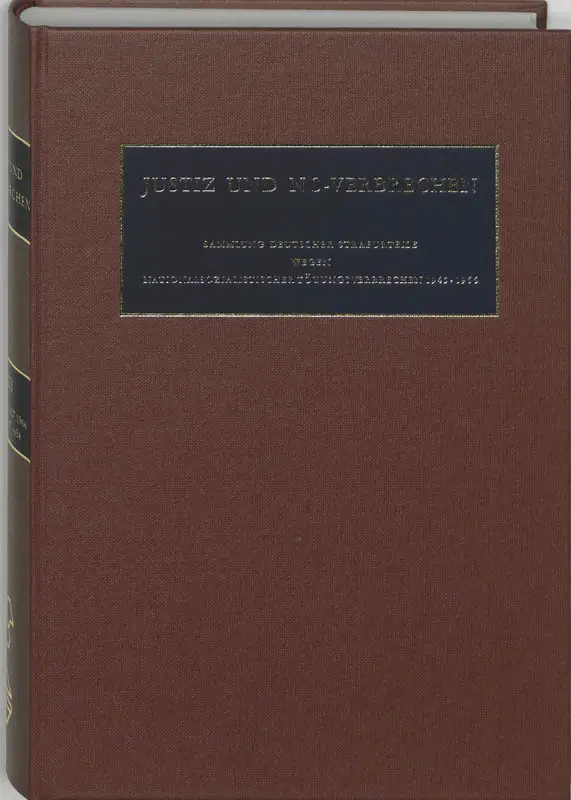 Justiz und NS-Verbrechen / 23 01.01.1966 - 01.07.1966