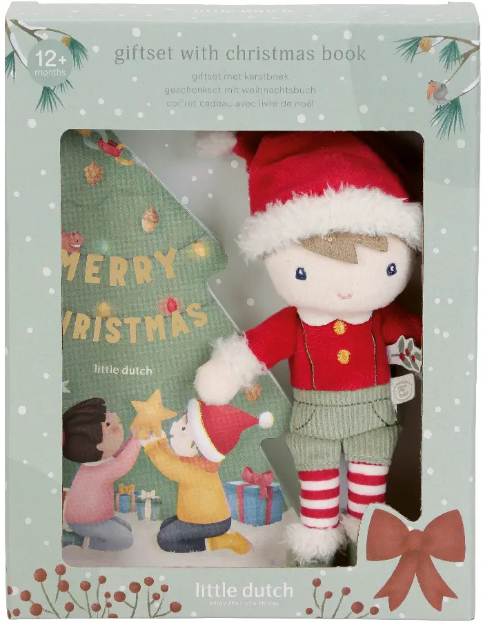 Cadeauset  Bijna kerst  boek en knuffel