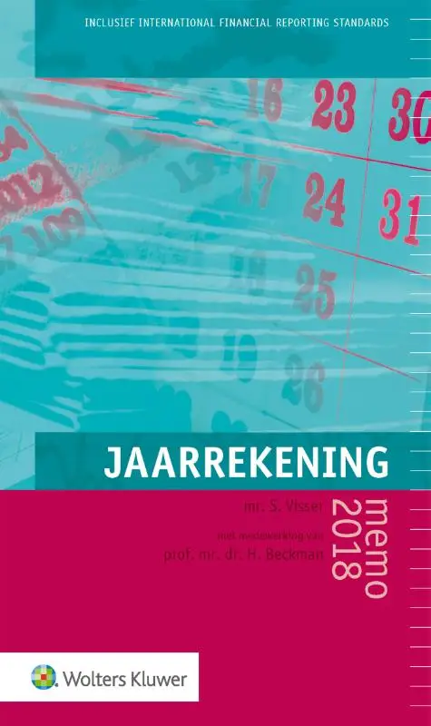 Jaarrekeningmemo 2018