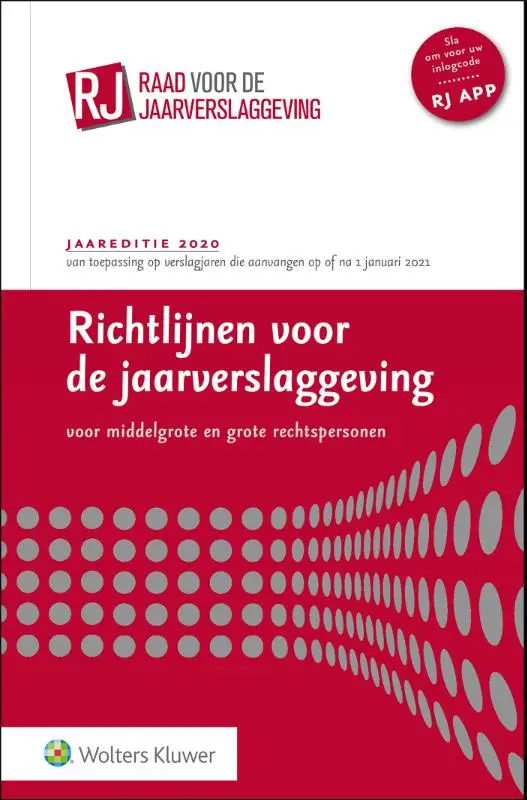 Richtlijnen voor de jaarverslaggeving, middelgrote en grote rechtspersonen 2020