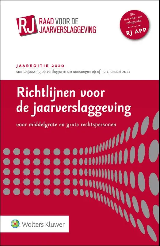 Richtlijnen voor de jaarverslaggeving, middelgrote en grote rechtspersonen 2020