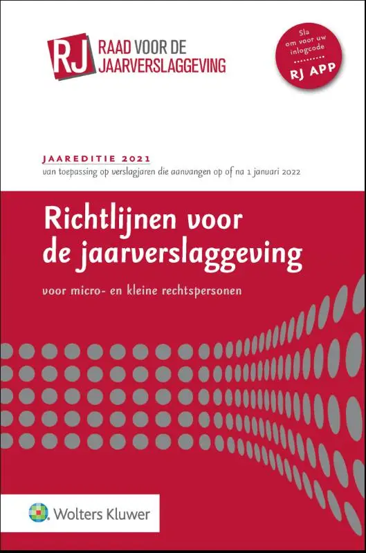Richtlijnen voor de jaarverslaggeving voor micro- en kleine rechtspersonen / 2021