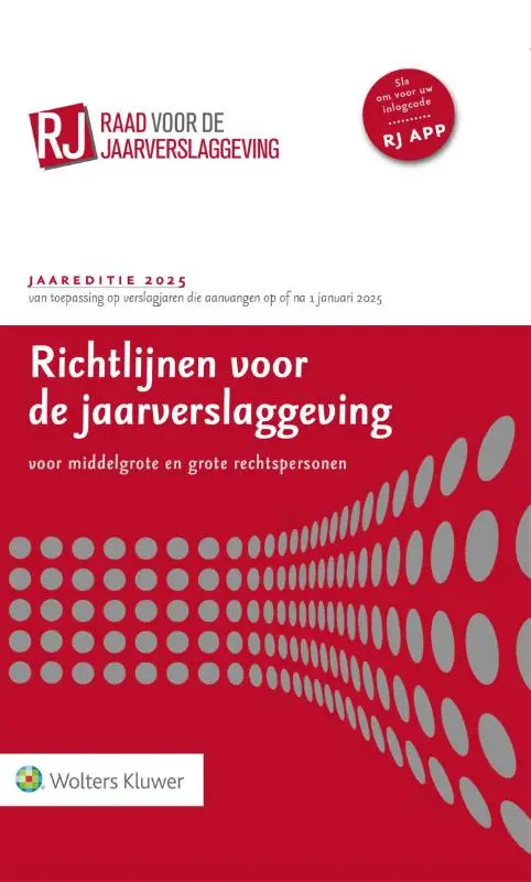 Richtlijnen voor de jaarverslaggeving, middelgrote en grote rechtspersonen / 2025