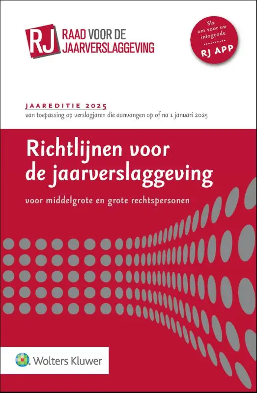 Richtlijnen voor de jaarverslaggeving, middelgrote en grote rechtspersonen / 2025