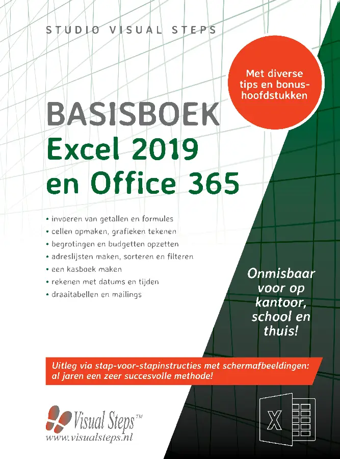 Basisboek Excel 2019, 2016 en Office 365