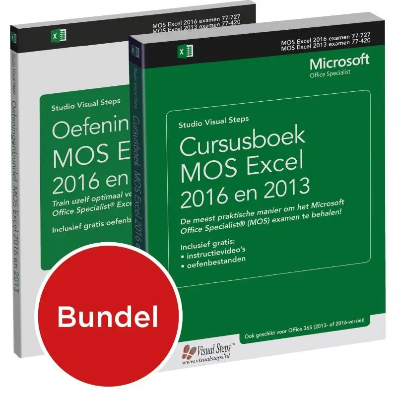 Cursusboek MOS Excel 2013 Basis + extra oefeningen