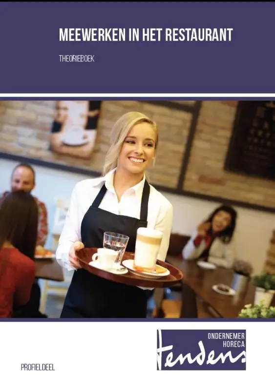 Meewerken in het restaurant