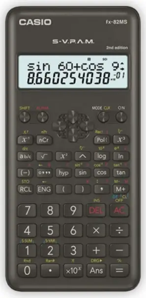 Rekenmachine Casio FX-82MS 2nd edition