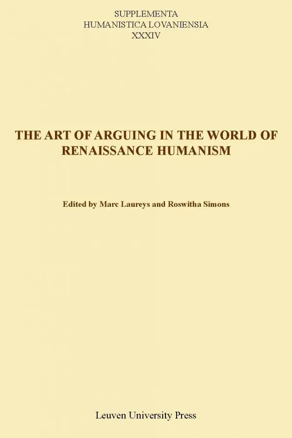 The art of arguing in the world of renaissance humanism