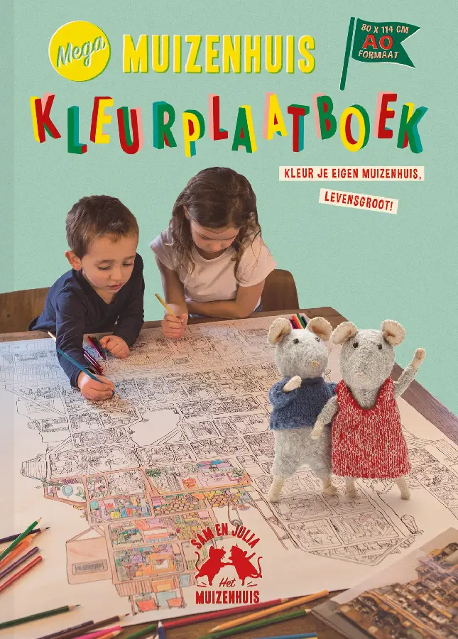 Mega Muizenhuis Kleurplaatboek