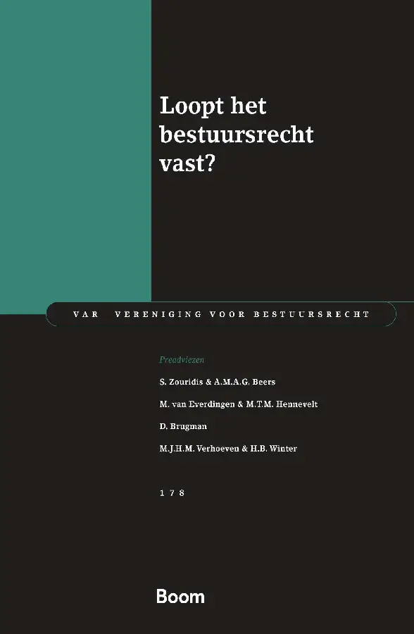 Loopt het bestuursrecht vast?