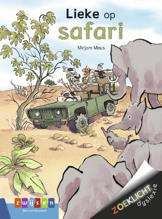 Lieke op safari