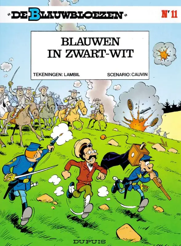Blauwen in zwart-wit