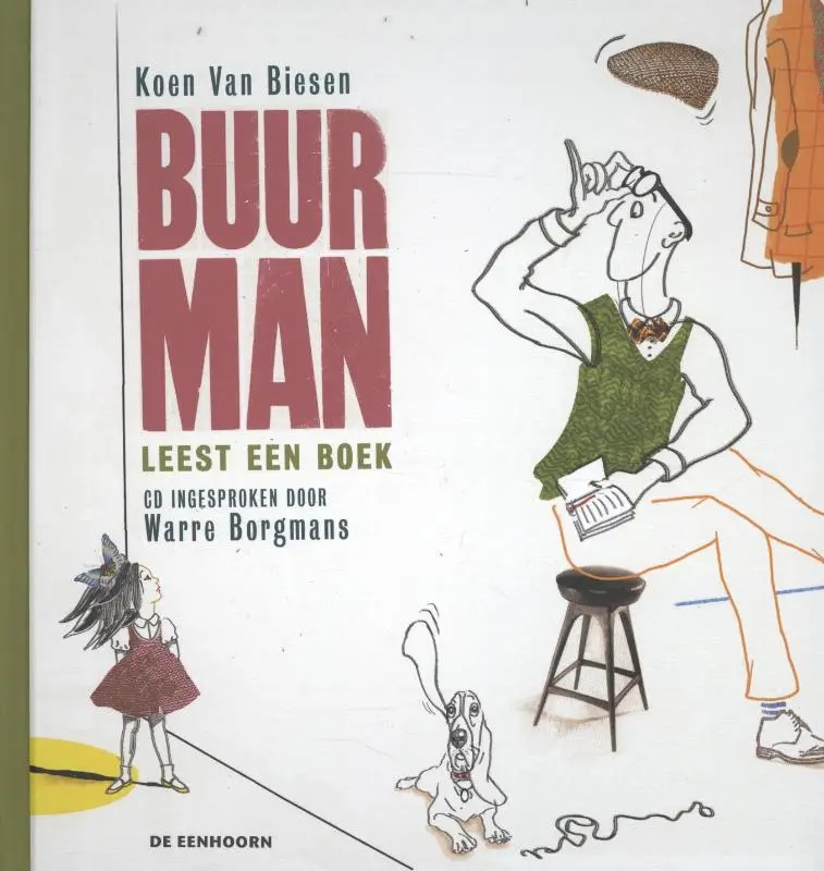 Buurman leest een boek