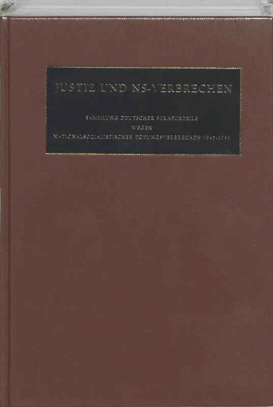 Justiz und NS-Verbrechen / 30