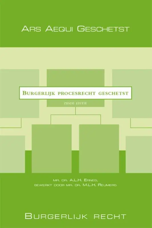 Burgerlijk procesrecht geschetst