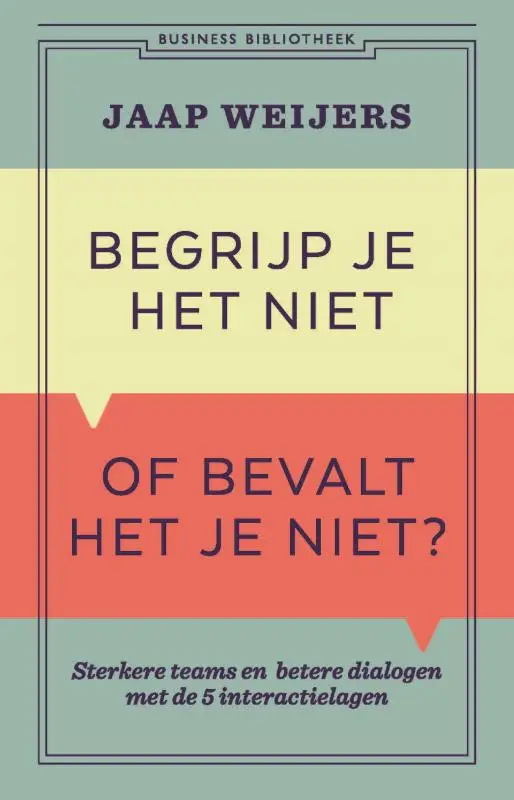 Begrijp je het niet of bevalt het je niet?