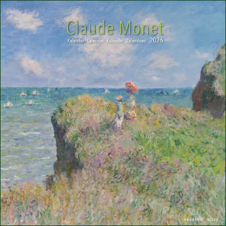 Claude Monet maandkalender 2026