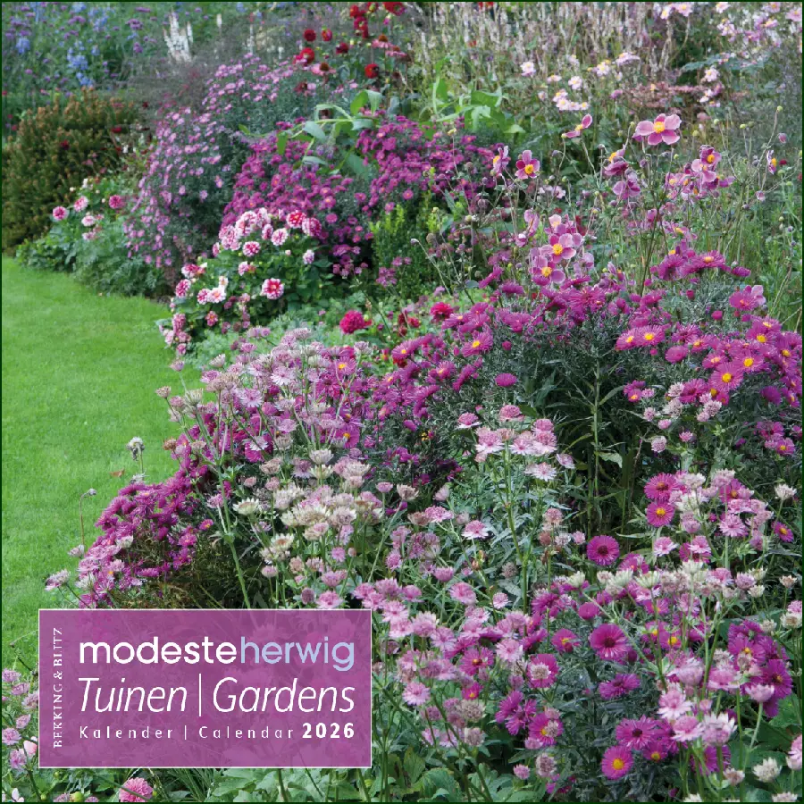 Tuinen - Gardens, Modeste Herwig maandkalender 2026