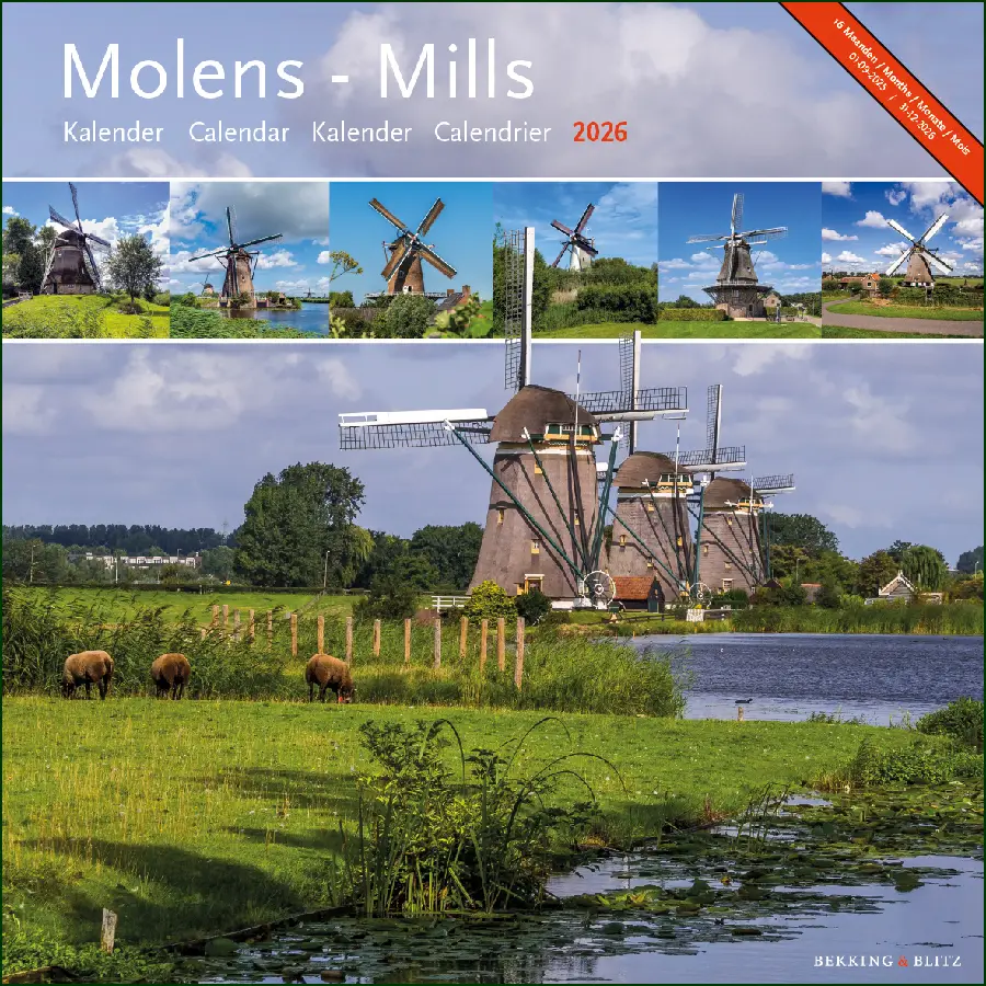 Molens maandkalender 2026