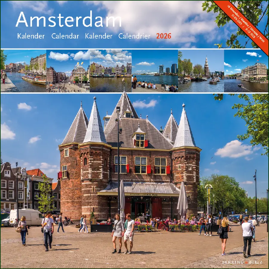 Amsterdam maandkalender 2026