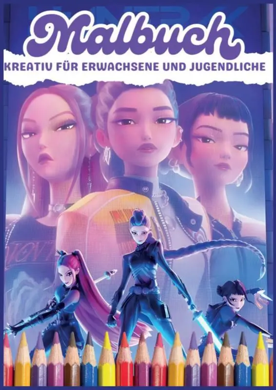 Kpop Demon Hunters Malbuch