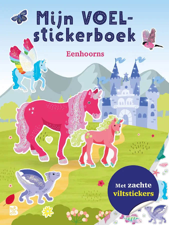 Mijn voelstickerboek: Eenhoorns