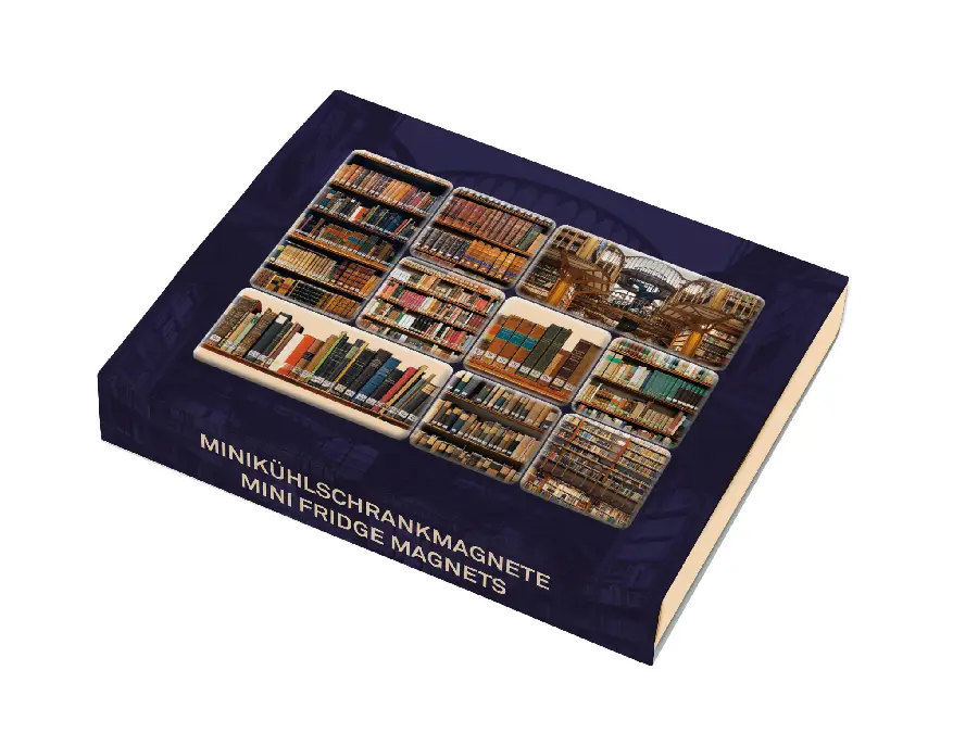 Set koelkastmagneetjes Boeken Kloosterbibliotheek