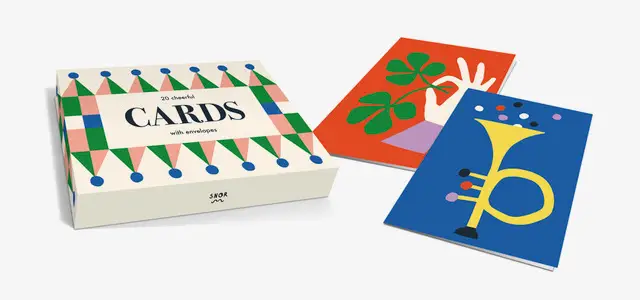 Cheerful, 20 postcards