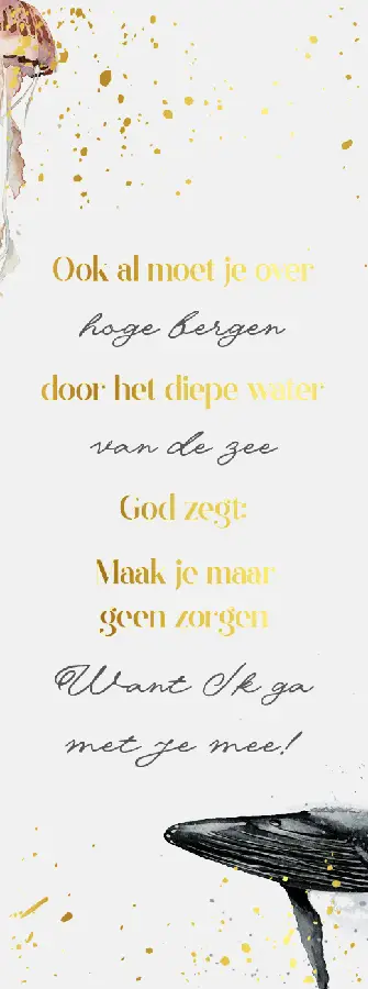 Boekenlegger Ook al moet je