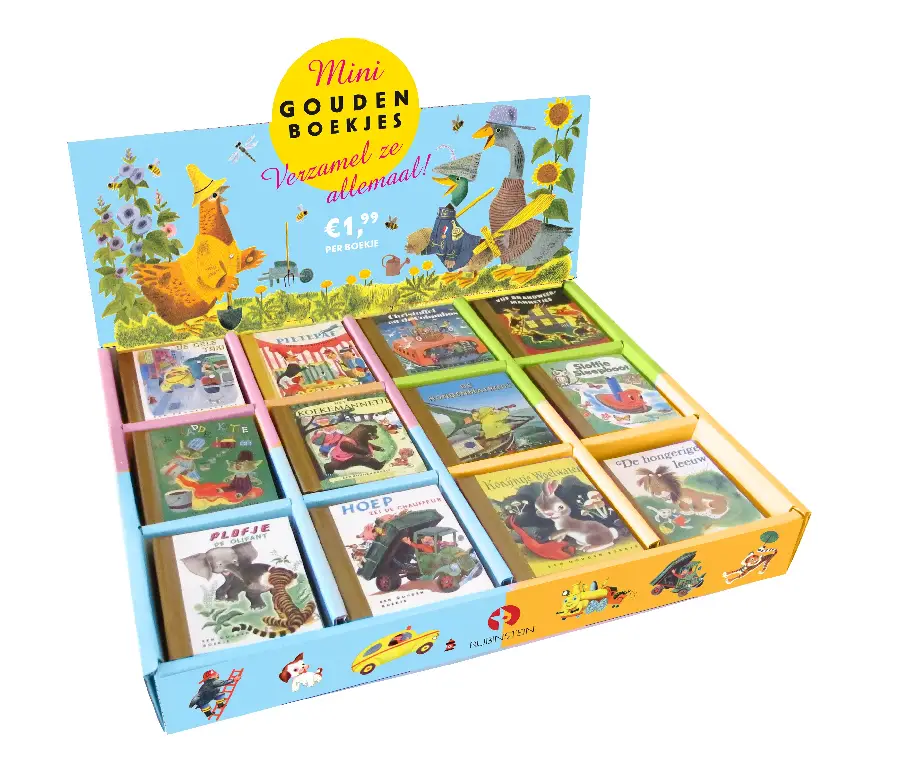 Mini Gouden Boekjes display 12x5 ex / Serie I