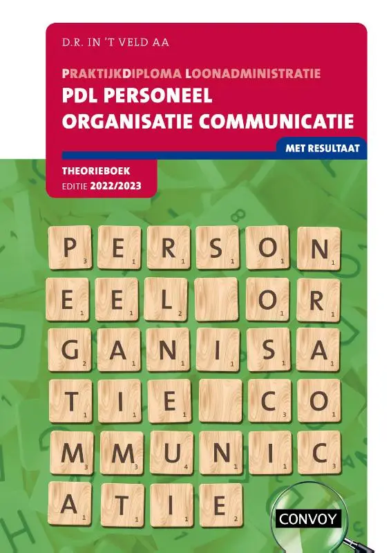 2022-2023 / PDL Personeel Organisatie Communicatie / Theorieboek