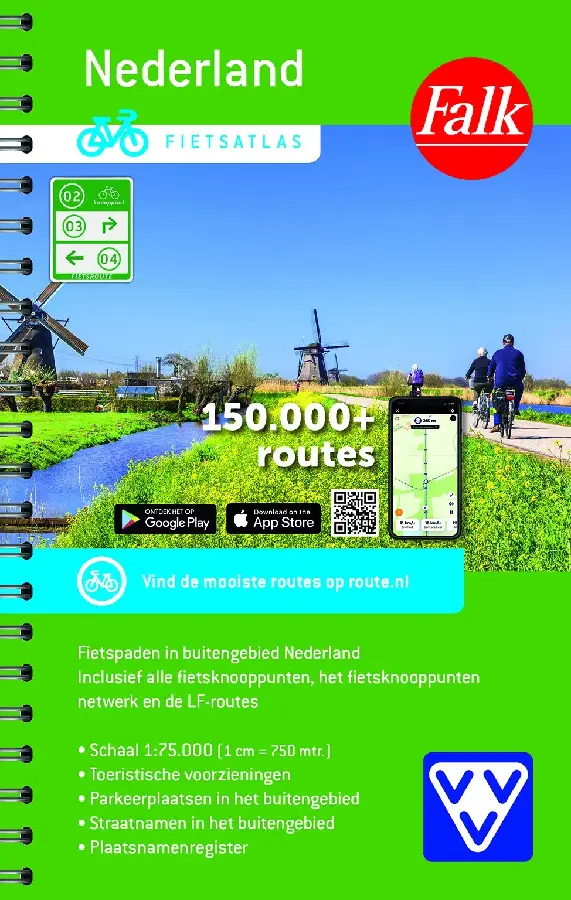 Falk fietsatlas Nederland