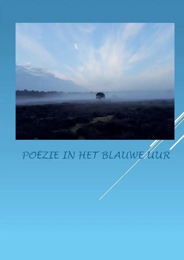 Poëzie in het blauwe uur