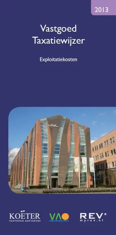 Vastgoed Taxatiewijzer / 2013