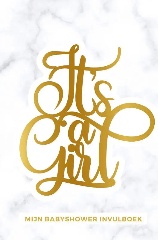 Mijn Babyshower Invulboek - Ook geschikt als Babyshower Gastenboek