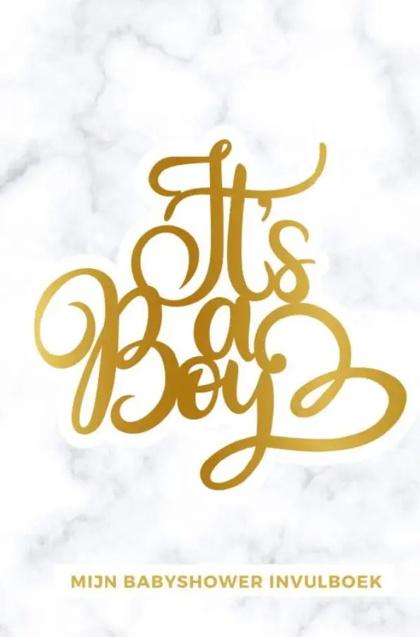 Mijn Babyshower Invulboek - Ook geschikt als Babyshower Gastenboek