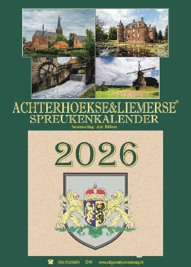 Achterhoekse & Liemerse spreukenkalender 2026