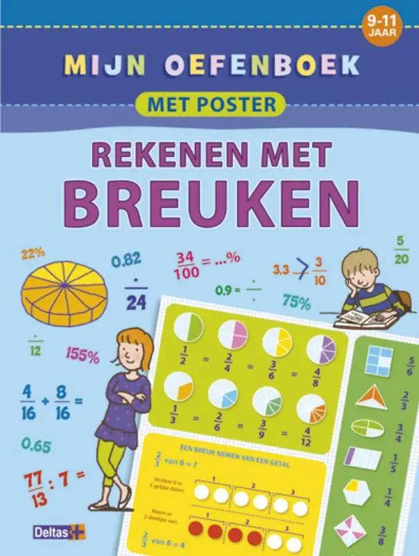 Mijn oefenboek / rekenen met breuken