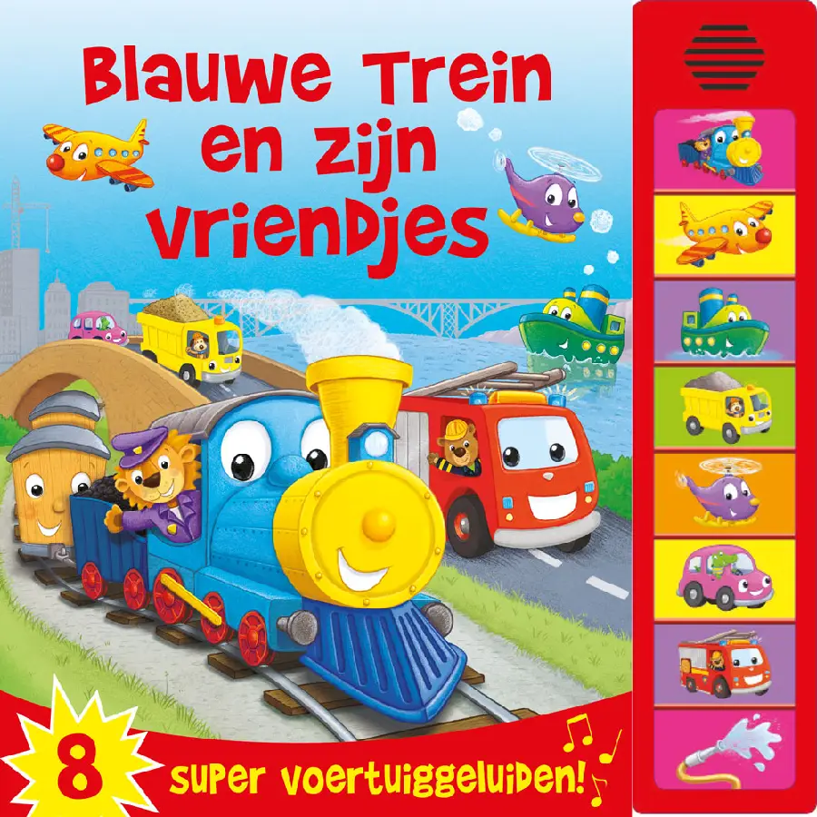 Blauwe trein en zijn vriendjes