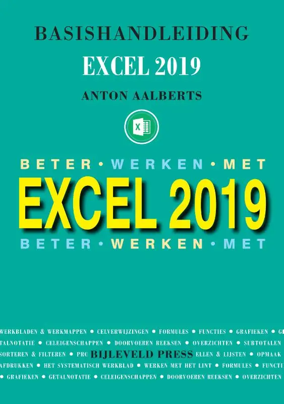 Basishandleiding beter werken met excel 2019