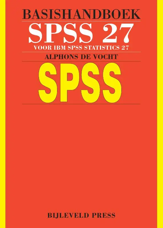 Basishandboek SPSS 27
